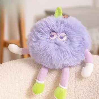 Мультяшная креативная кукла-фрукт удачи плюшевая игрушка персик персик мангостин кукла кукла девочка подарок 25cm