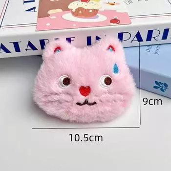 Мультяшная кукла-медведь с плюшевой подвеской, брелок для ключей, креативные аксессуары для сумок, милый пищащий подвесной орнамент, брелок для ключей