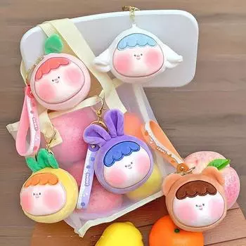 Мультяшная кукла, плюшевые игрушки, брелок, милый, декомпрессионный, подвесной, декоративный, сумка, брелок, рюкзак, подвески A2