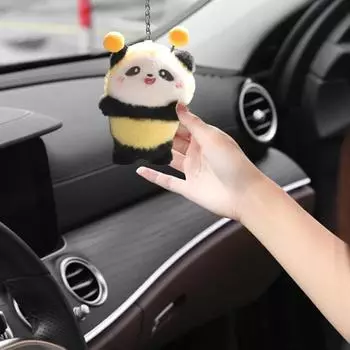 Мультяшная кукла в форме пчелы для девочек и мальчиков, плюшевая кукла, брелок, рюкзак, автомобильный кулон, мягкая игрушка, брелок, сумка, аксессуары B