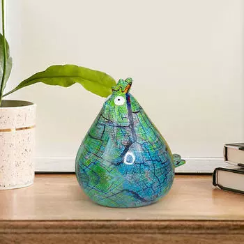 Мультяшная курица-копилка, коллекция фигурок животных, орнамент, декоративные копилки для рабочего стола Green Chicken