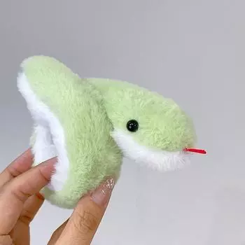 Мультяшная маленькая змея, плюшевая, хлопающая, круглая, аниме-игрушки, кавайные, мягкие куклы, забавная, креативная, змея, кукла, подарок на день рождения для детей