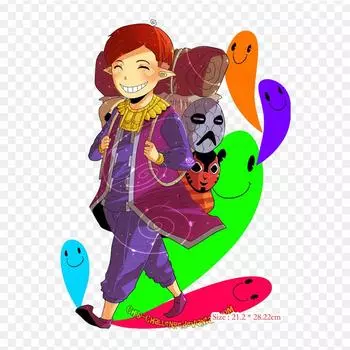 Мультяшная маска Happy продавец, термопереносная печать, виниловые нашивки, наклейки для одежды, аппликации «сделай сам», моющиеся нашивки