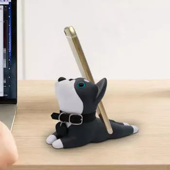 Мультяшная милая фигурка собаки, держатель для сотового телефона, полка, подарок, крепление для смартфона, подставка для путешествий хаки