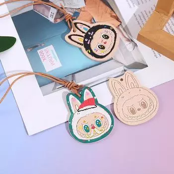 Мультяшная милая креативная кукла кожаный брелок подвеска автомобильный брелок изысканный кавайный рюкзак украшения аксессуары подарки