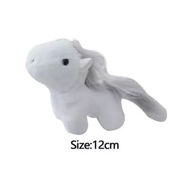 Мультяшная милая лошадка кукла игрушка плюшевая лошадка брелок креативная мягкая кукла-животное кулон рюкзак украшения аксессуары светло-коричневого