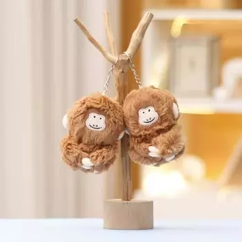 Мультяшная милая обезьянка плюшевые куклы брелок подвеска мягкие мягкие игрушки брелок подвесные украшения сумки украшения детские подарки на день рождения