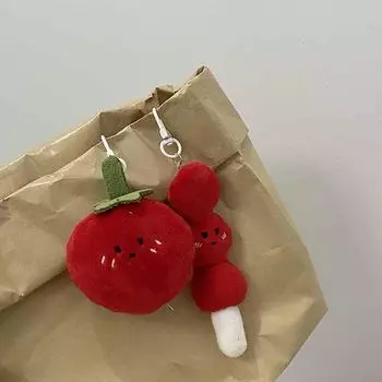 Мультяшная милая плюшевая кукла брелок для ключей еда игровая цепочка для ключей брелок автомобильный телефон подвеска подвеска украшение подарок аксессуары подарок A2