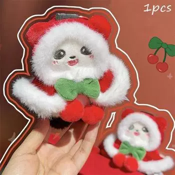 Мультяшная милая плюшевая кукла вишневая панда мягкая игрушка брелок подвеска брелок сумка подвесные украшения аксессуары детские подарки