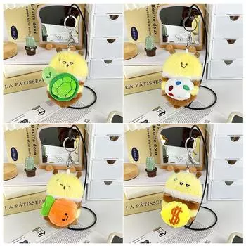 Мультяшная милая плюшевая маленькая пчелка, кулон, плюшевая игрушка, кукла, милый школьный рюкзак, брелок, кукла, игрушка, детские подарки