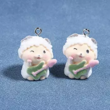 Мультяшная милая подушка-обезьянка брелок 3D-обезьянка для чтения мобильный телефон кулон наушники рюкзак подвески украшение на сумку N6