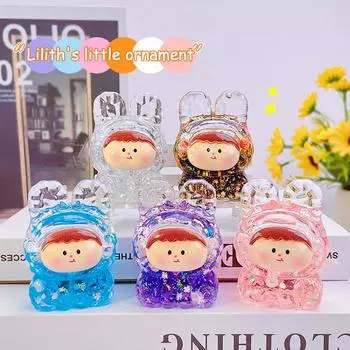 Мультяшная мини-милая кукла, слепая сумка, настольные украшения для автомобиля, детские игрушки, креативные украшения для дома своими руками, аксессуары, подарки