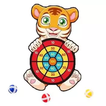 - Мультяшная мишень для дартса, липкий мяч, безопасный с крючком, липкий мяч, игрушка для дошкольников Little elephant section