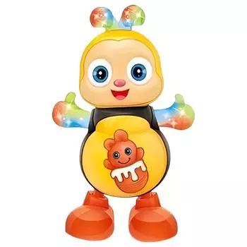 Мультяшная музыкальная танцевальная игрушка с огнями и музыкой, электрические дошкольные обучающие игрушки, интерактивные поющие животные для детей, рождественские подарки