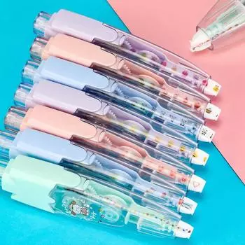 Мультяшная наклейка, лента, ручка, забавные детские канцелярские принадлежности, блокнот, украшение для дневника, ленты, этикетка, наклейка, бумажный декор для детей, игрушки, подарки