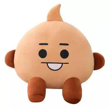 Мультяшная плюшевая игрушка 9,8 дюйма для детей и взрослых, мягкая, забавная, изысканная, милая, мягкая игрушка для домашней вечеринки