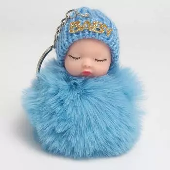 Мультяшная плюшевая кукла для сна, брелок, милый плюшевый угольный шар, рюкзак, кулон, креативный детский плюшевый кулон «сделай сам», аксессуары, автомобильный кулон для друзей жёлтый