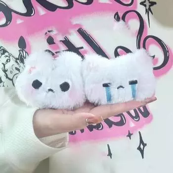 Мультяшная плюшевая кукла-писк-кролик, игрушка-брелок, милая милая сумка, подвеска, подвески, автомобильный брелок, аксессуары для женщин, пары, подарок as the picture