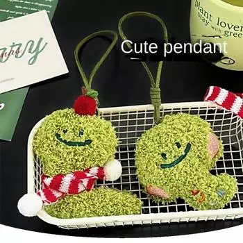 Мультяшная плюшевая подвеска «Год змеи» в китайском стиле, брелок в виде змеи, плюшевая кукла, брелок для ключей на Новый год, подарки Style1