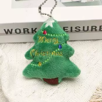 Мультяшная плюшевая рождественская елка, подвеска, брелок для сумки, для женщин, симпатичные аксессуары для украшения сумки, подарки для рюкзака A1