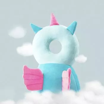 Мультяшная подушка для малышей, плюшевая стильная подушка, детская защитная подушка для головы, рюкзак, подушка для детей, мягкий полипропилен, хлопок