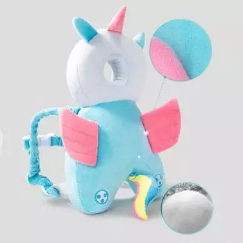 Мультяшная подушка для малышей, плюшевая стильная подушка, детская защитная подушка для головы, рюкзак, подушка для детей, мягкий полипропилен, хлопок