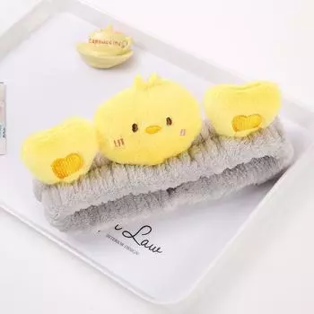 Мультяшная повязка на голову с ушками медведя Женская повязка для макияжа Мягкие повязки для головы для душа, умывания лица