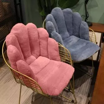 Мультяшная простая подушка, подушка для ягодиц, подушка для офисного стула, для длительного сидения, можно сидеть на коврике для пола темно-серого