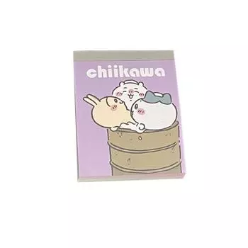 Мультяшная раскраска Милый Ика Самоуничижительный Медведь Сяоба Отрывной Блок для Заметок One Size фиолетовый