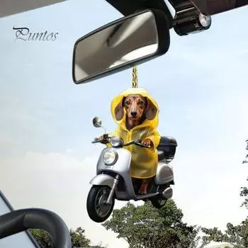 Мультяшная рождественская подвеска со шнурком, легко подвешивается, устойчивое к выцветанию подвесное украшение в виде животного, универсальное украшение 18