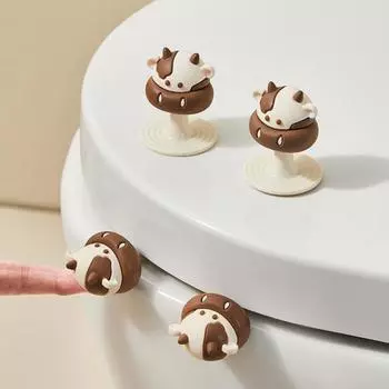 Мультяшная ручка для подъема сиденья унитаза, гигиенический инструмент для подъема крышки унитаза, клей для ванной комнаты отеля, переносная ручка для сиденья унитаза A