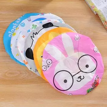 Мультяшная шапочка для душа для взрослых женщин, густая шапочка для душа с шампунем, масляная дымонепроницаемая шапка Panda #C04DJ#