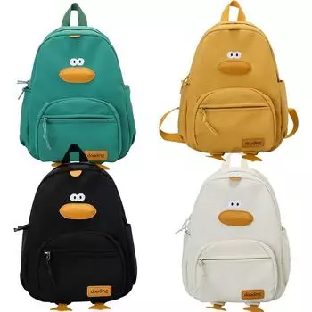 Мультяшная школьная сумка для мальчиков и девочек, холщовые рюкзаки для начальной школы, симпатичный детский рюкзак, школьный рюкзак для детского сада, детские сумки для дошкольников белый