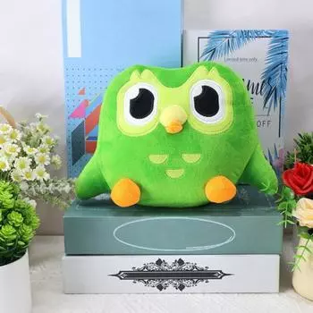 Мультяшная сова, плюшевая игрушка, зеленая ночная сова, плюшевая мягкая игрушка, комфортная кукла, подушка, украшение для дома, офиса, спальни, детей, взрослых, праздничный подарок зелёный