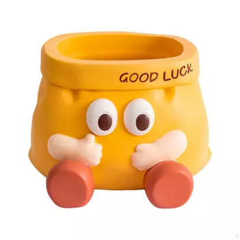 Мультяшная статуя, скульптура, входная чаша для ключей, настольный контейнер для хранения, центральная часть стола