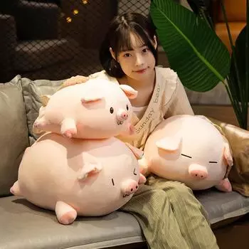 Мультяшная свинья кукла кукла супер мягкая кровать спящая кукла девушка подарок милая девушка прикроватная подушка 40CM0.34KG