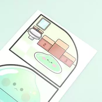 Мультяшная тихая книга, милые аниме-наклейки, игры, забавный подарок, креативная ручная работа, посылка из материала «сделай сам»
