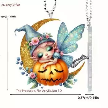 Мультяшная тыква Очаровательная подвеска Автомобильное подвесное украшение для празднования Хэллоуина