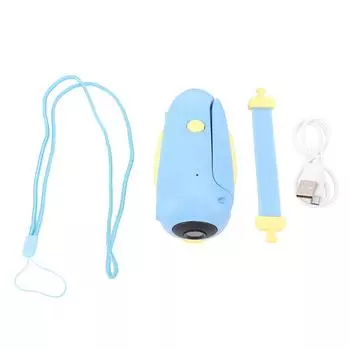 Мультяшная видеокамера в форме милого крыла 1080P HD видеокамера с фильтрами для мальчиков от 3 до 12 лет синий