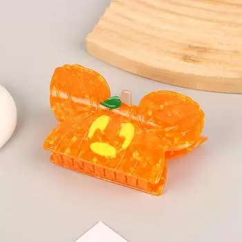 Мультяшная заколка для волос на Хэллоуин, тыквенная волшебная шляпа, ядовитое яблоко, ужасная заколка для волос в виде краба, забавные аксессуары для волос для женщин