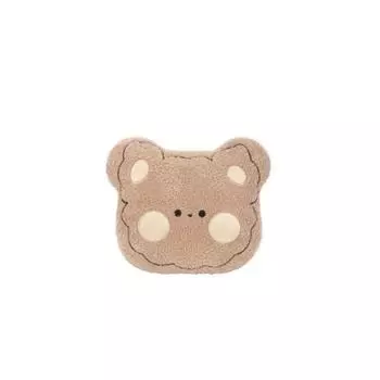 Мультяшная зимняя подушка для сиденья, противоскользящая подушка для автомобиля с медведем, теплая подушка для сиденья автомобиля, аксессуары для интерьера Headrest