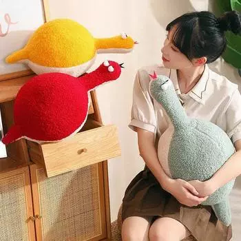 Мультяшная змея, плюшевые игрушки, мягкая симуляция, милый талисман, толстая мягкая подушка, куклы, милые животные, мальчики, девочки, праздничные новогодние подарки 45cm