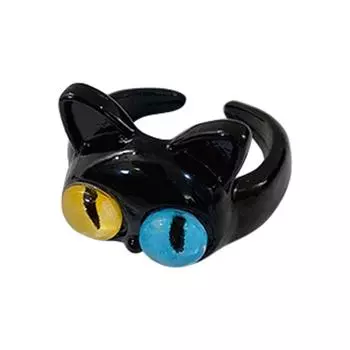 Мультяшное кольцо с милым очаровательным узором, кольцо на палец, украшение на палец из сплава для мальчиков и девочек, тип F