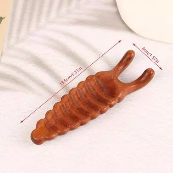 Мультяшное насекомое сандаловое дерево нос соскоб скальп глаз массаж гуаша многофункциональный тело украшает меридиан расческа уход за телом