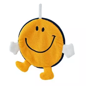 Мультяшное подвесное полотенце для рук, быстросохнущее, ультраабсорбирующее, из полиэфирного волокна, мягкое кухонное полотенце для кухни