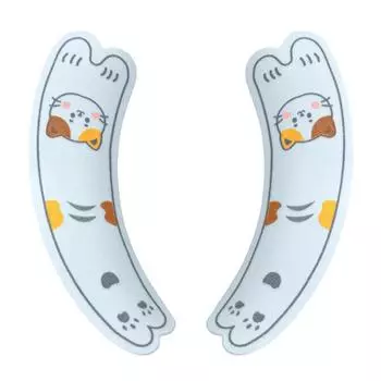 Мультяшное сиденье для унитаза, моющийся чехол, клейкий удобный мягкий универсальный чехол для унитаза, украшения розовый