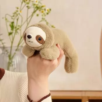 Мультяшное животное Панда Пальма Сокровище Мягкая игрушка Кукла Лежащая рука Лежащая ленивец Кукла с ремешком на запястье