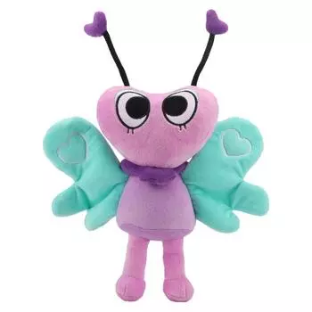 Мультяшные аниме-плюшевые игрушки Dandy s World Plush Flutter The Butterfly Kawaii Мягкая подушка Игрушка Flutter Милые подарки на день рождения для девушки 35*26*7cm орхидейный