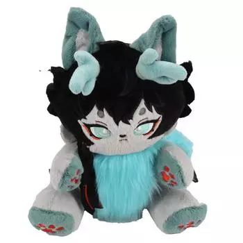 Мультяшные аниме плюшевые игрушки Danheng Meow Honkai Star Rail Plush Honkai: Звездный рельс Милый Мягкий Плюшевый День Рождения Хэллоуин Рождество Подарки 28*21*15cm