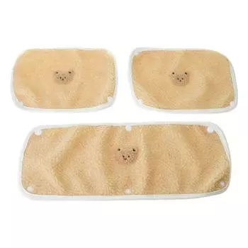 Мультяшные аксессуары для коляски Защита ручки Передний подлокотник Защитный чехол Рукав для наплечного ремня Слюнявчик для прорезывания зубов 1